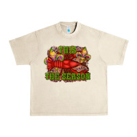 Sandshell mardi gras this the season crawfish fleur de lis Urban Heavy Tee - RanaPortraitStore