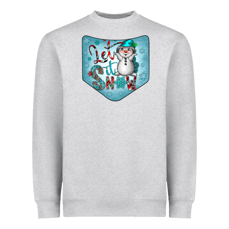 Christmas Pocket Heavyweight Sweatshirt by CowhideDigitalArt | Teevron