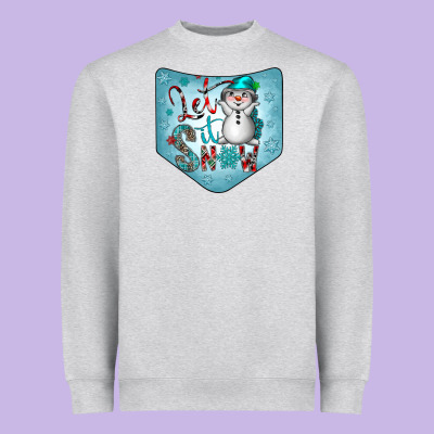 Christmas Pocket Heavyweight Sweatshirt Designed By Cowhidedigitalart