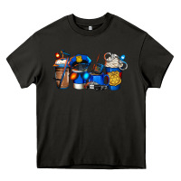 Asphalt police coffee Heavy Core Tee - Jasminsmagicworld