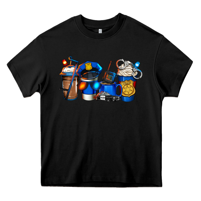 Police Coffee Heavy Core Tee by Jasminsmagicworld | Teevron