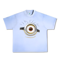 Grape Ice Carl Side Smile Urban Heavy Tee - trangStudio