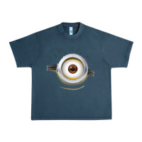 Midnight Navy Carl Side Smile Urban Heavy Tee - trangStudio
