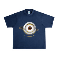 Navy Carl Side Smile Urban Heavy Tee - trangStudio