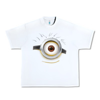 White Carl Side Smile Urban Heavy Tee - trangStudio