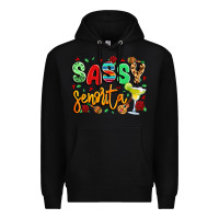 Black sassy senorita Premium Hoodie - LillyAllenDesigns