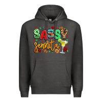 Charcoal Heather sassy senorita Premium Hoodie - LillyAllenDesigns