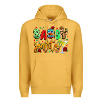 Mustard sassy senorita Premium Hoodie - LillyAllenDesigns