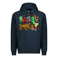 Navy sassy senorita Premium Hoodie - LillyAllenDesigns