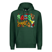 Sports Green sassy senorita Premium Hoodie - LillyAllenDesigns