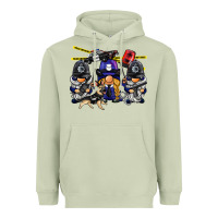 Matcha police gnome Heavyweight Hoodie - BarkalooDesign