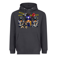 Smoke police gnome Heavyweight Hoodie - BarkalooDesign