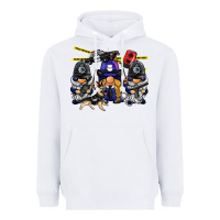 White police gnome Heavyweight Hoodie - BarkalooDesign