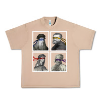 Burro Ninja Artists Leonardo Donatello Raphael Michelangelo Parody Renaissan Urban Heavy Tee - trangStudio