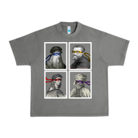 Tornado Ninja Artists Leonardo Donatello Raphael Michelangelo Parody Renaissan Urban Heavy Tee - trangStudio