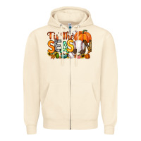 Sandshell tis the season baseball Zipper Hoodie - RacoonDesign