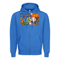 True Royal tis the season baseball Zipper Hoodie - RacoonDesign