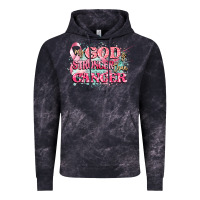 Cloud Black my god is stronger than cancer Vintage Hoodie - CowGirlArtShop