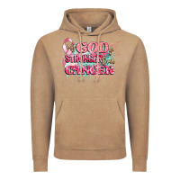 Vintage Coffee my god is stronger than cancer Vintage Hoodie - CowGirlArtShop