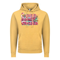 Vintage Mustard my god is stronger than cancer Vintage Hoodie - CowGirlArtShop