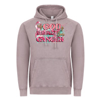 Vintage Zinc my god is stronger than cancer Vintage Hoodie - CowGirlArtShop