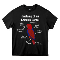 Anatomy Of A Female Eclectus Parrot Heavy Core Tee | Teevron