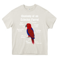 Cream Anatomy of a female Eclectus Parrot Heavy Core Tee - trangStudio