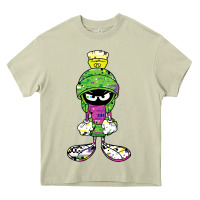 Mossy Marvin The Martian Glitch Heavy Core Tee - trangStudio