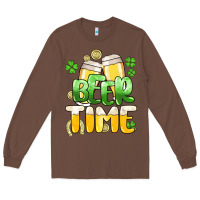 Chestnut St.Patrick's Beer time Long Sleeve Tee - HowdyJamesFarm