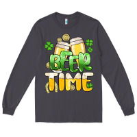 Smoke St.Patrick's Beer time Long Sleeve Tee - HowdyJamesFarm
