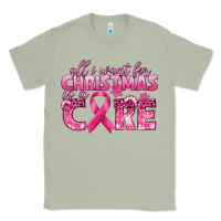 Matcha all i want for christmas is a cure breast cancer Classic Tee - texasbilliewilder