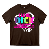Chocolate Brown Fantasy Football Loser Trophy Punishment for Last Place Heavy Core Tee - trangStudio