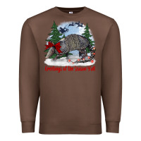 Greetings Of The Season Y'all With Armadillo Premium Sweatshirt | Teevron