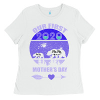 White Our First Baby Mama Mother s Day Ladies Tee - Bettercallsaul