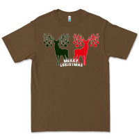 Cacao Merry Christmas Reindeer Premium Tee - Bettercallsaul