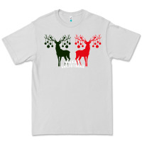 Dove Grey Merry Christmas Reindeer Premium Tee - Bettercallsaul
