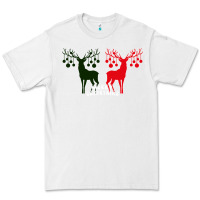 White Merry Christmas Reindeer Premium Tee - Bettercallsaul