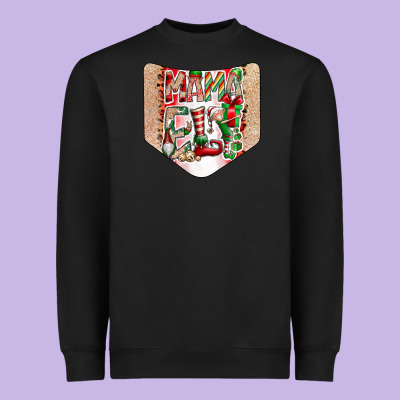 Christmas Pocket Heavyweight Sweatshirt Designed By Cowhidedigitalart