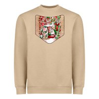 Mushroom Christmas Pocket Heavyweight Sweatshirt - CowhideDigitalArt