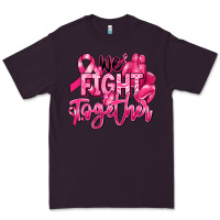 Plum we fight together breast cancer Premium Tee - RanaPortraitStore