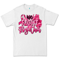 White we fight together breast cancer Premium Tee - RanaPortraitStore