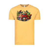 Vintage Mustard cinco de mayo truck Vintage Tee - CowGirlArtShop