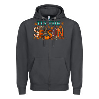 Smoke tis the season football Zipper Hoodie - RacoonDesign