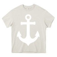Cream Boat Anchor for Women n Girls Summer Heavy Core Tee - trangStudio