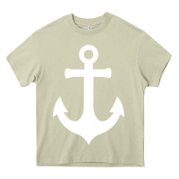 Mossy Boat Anchor for Women n Girls Summer Heavy Core Tee - trangStudio