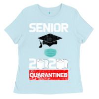 Baby Blue Senior 2020 Quarantined Ladies Tee - Bettercallsaul