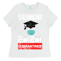 White Senior 2020 Quarantined Ladies Tee - Bettercallsaul