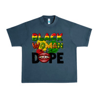 Midnight Navy black woman are dope Urban Heavy Tee - CowGirlArtShop