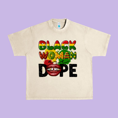 Black Woman Are Dope Urban Heavy Tee Designed By Cowgirlartshop
