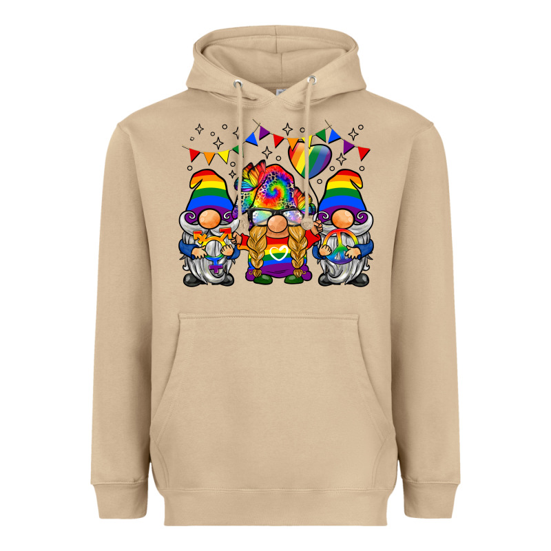 Lgbtq Gnome Heavyweight Hoodie by BarkalooDesign | Teevron